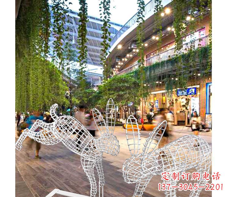 江西中领雕塑的精致兔子雕塑
