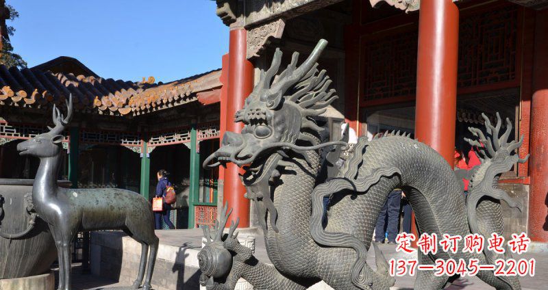 江西中领雕塑厂家的青铜神龙雕塑,以神龙作为主…