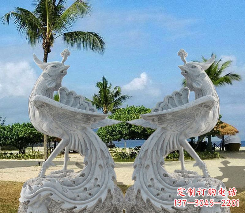 江西精美凤凰石雕,让你的空间闪耀光芒