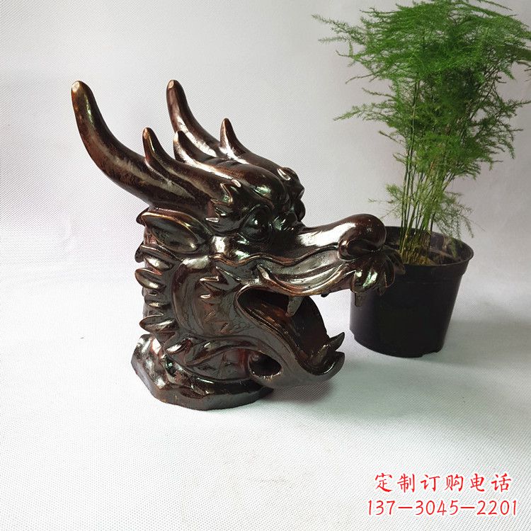 江西生肖龙铸铜兽首