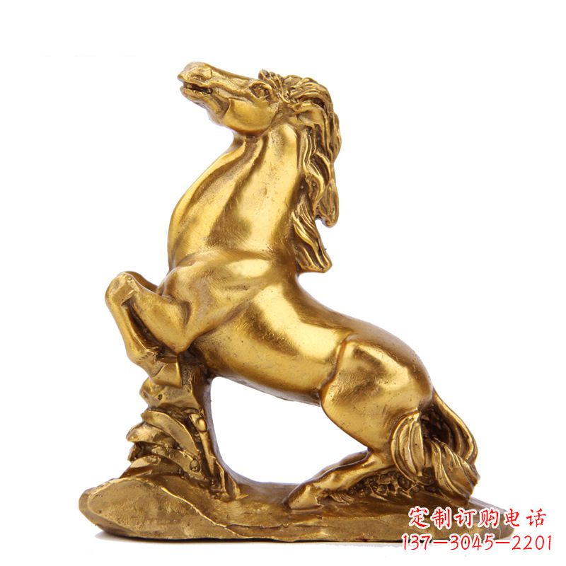 江西精致铸铜马雕塑,古典微雕叠置美感