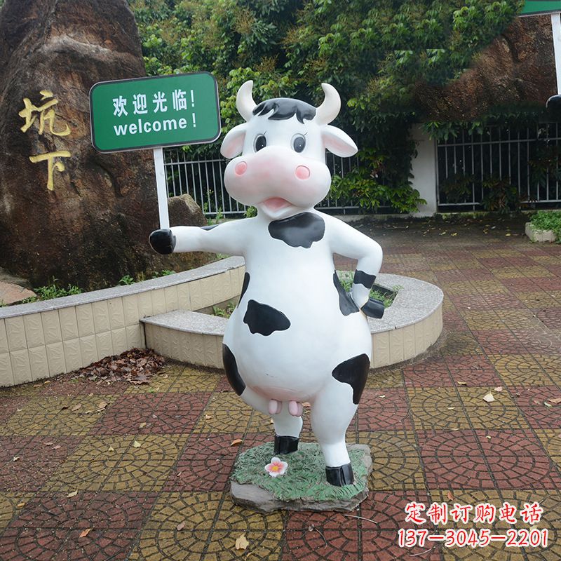 江西中领雕塑:生肖牛卡通雕塑