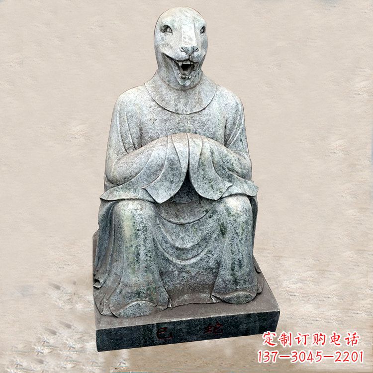 江西精美的生肖蛇兽雕塑