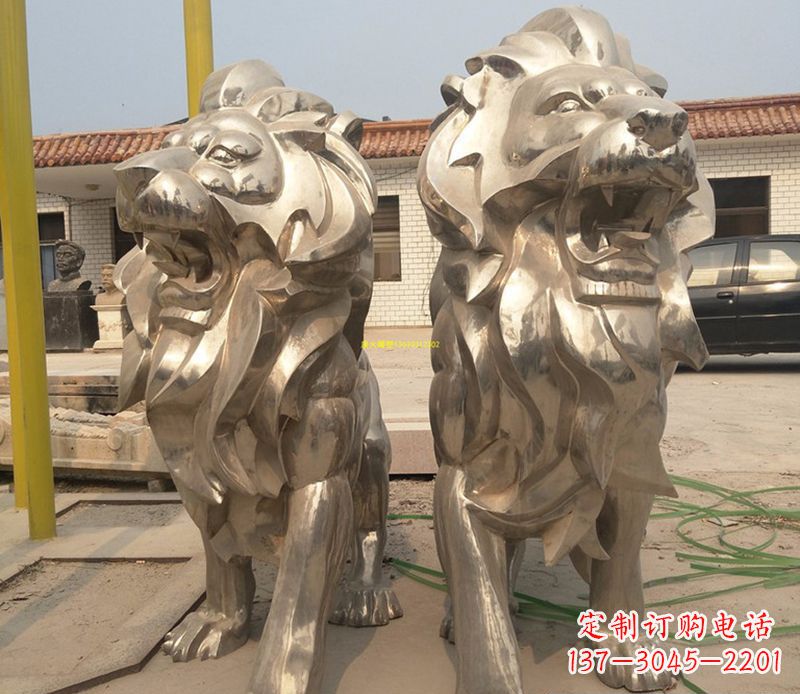 江西狮子雕塑不锈钢