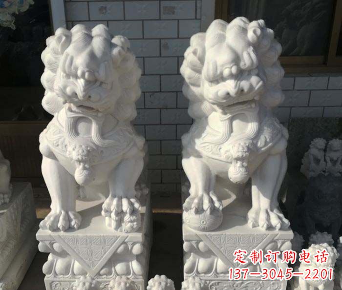 江西狮子门口石雕,工艺精湛品质卓越