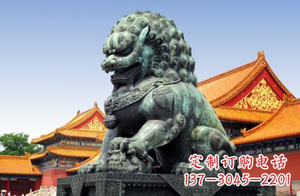 江西贵族气派,古典青铜狮子雕塑