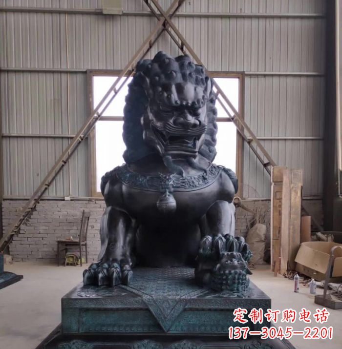 江西中领雕塑狮子铜雕塑,壮丽展现王者之气!