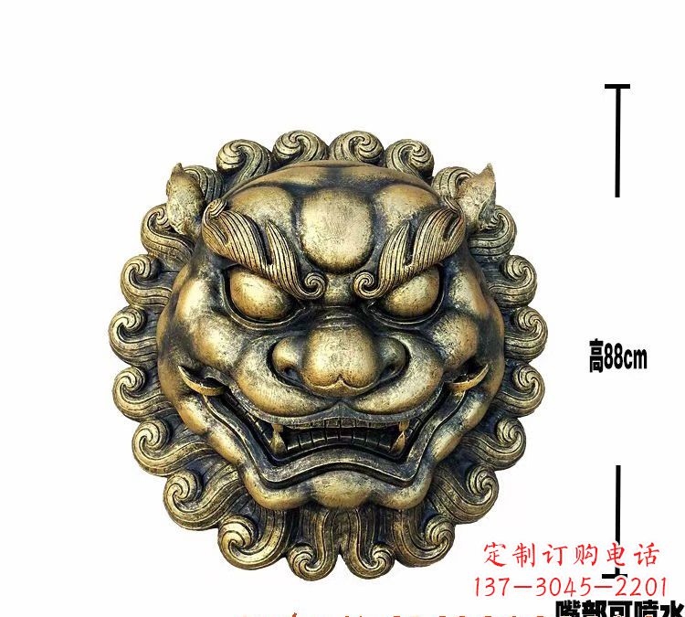 江西狮子头铜雕