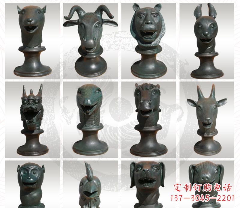 江西限量版十二生肖铜雕塑