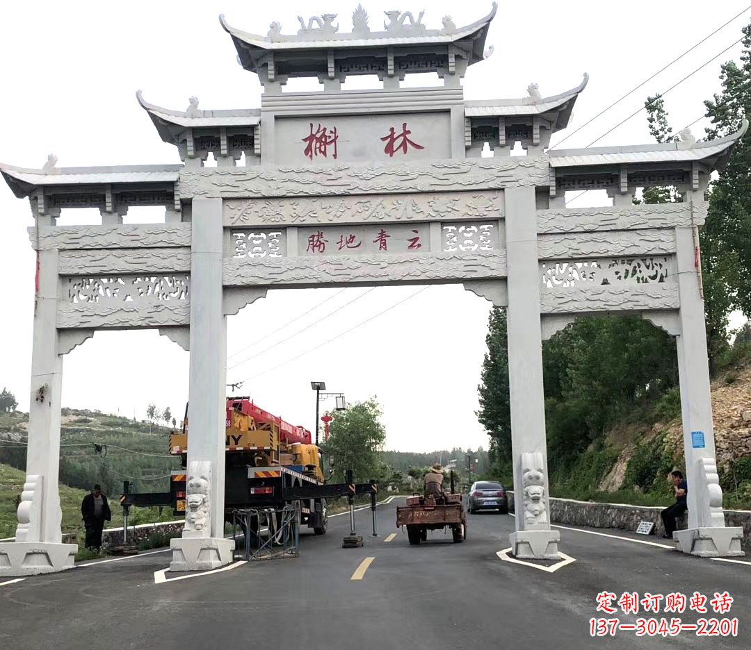 江西中领雕塑牌楼雕塑,精美绝伦