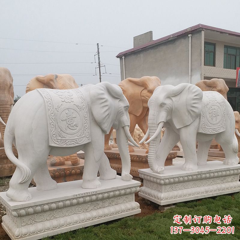 江西精美大象雕塑,让你镇宅更加靓丽
