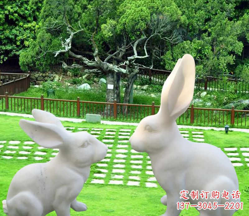 江西中领雕塑定制独特的兔子雕塑