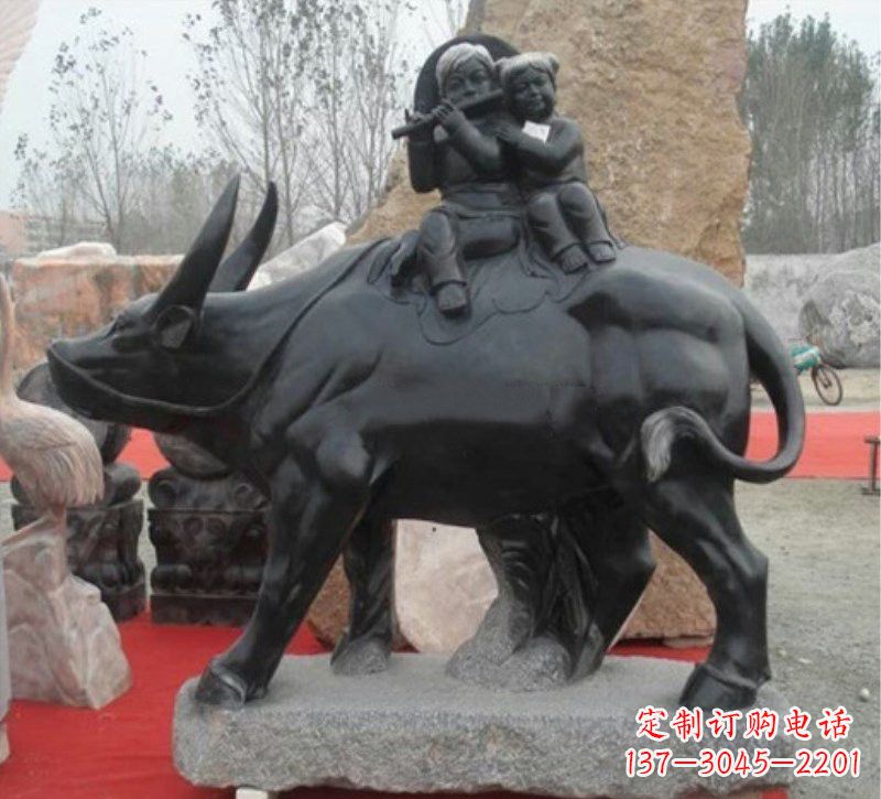 江西传承经典,表达淳朴——牧童雕塑