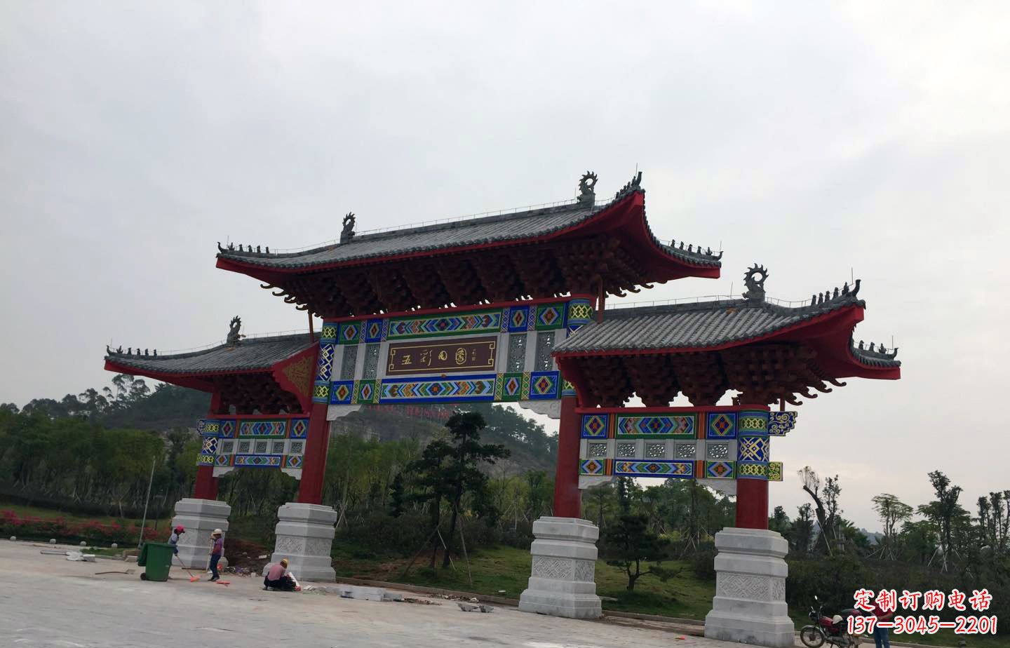 江西优质定制石雕牌坊雕塑