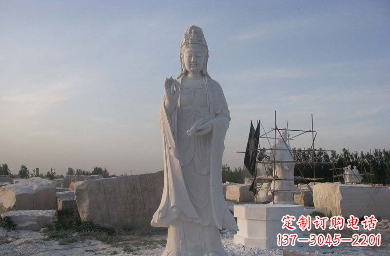 江西现代艺术风格观音石雕塑
