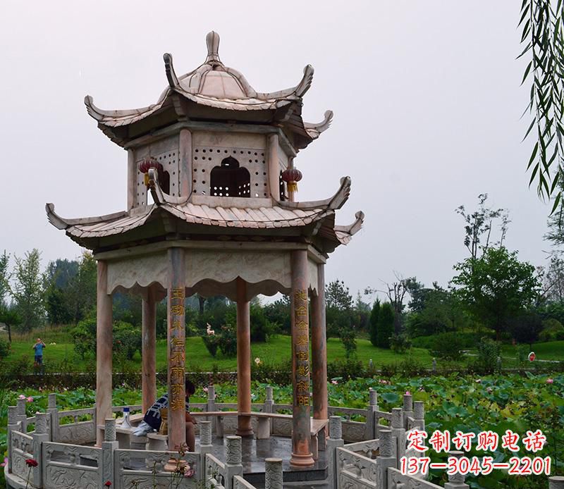 江西装点你的空间,让石雕凉亭景观雕塑点缀你的美
