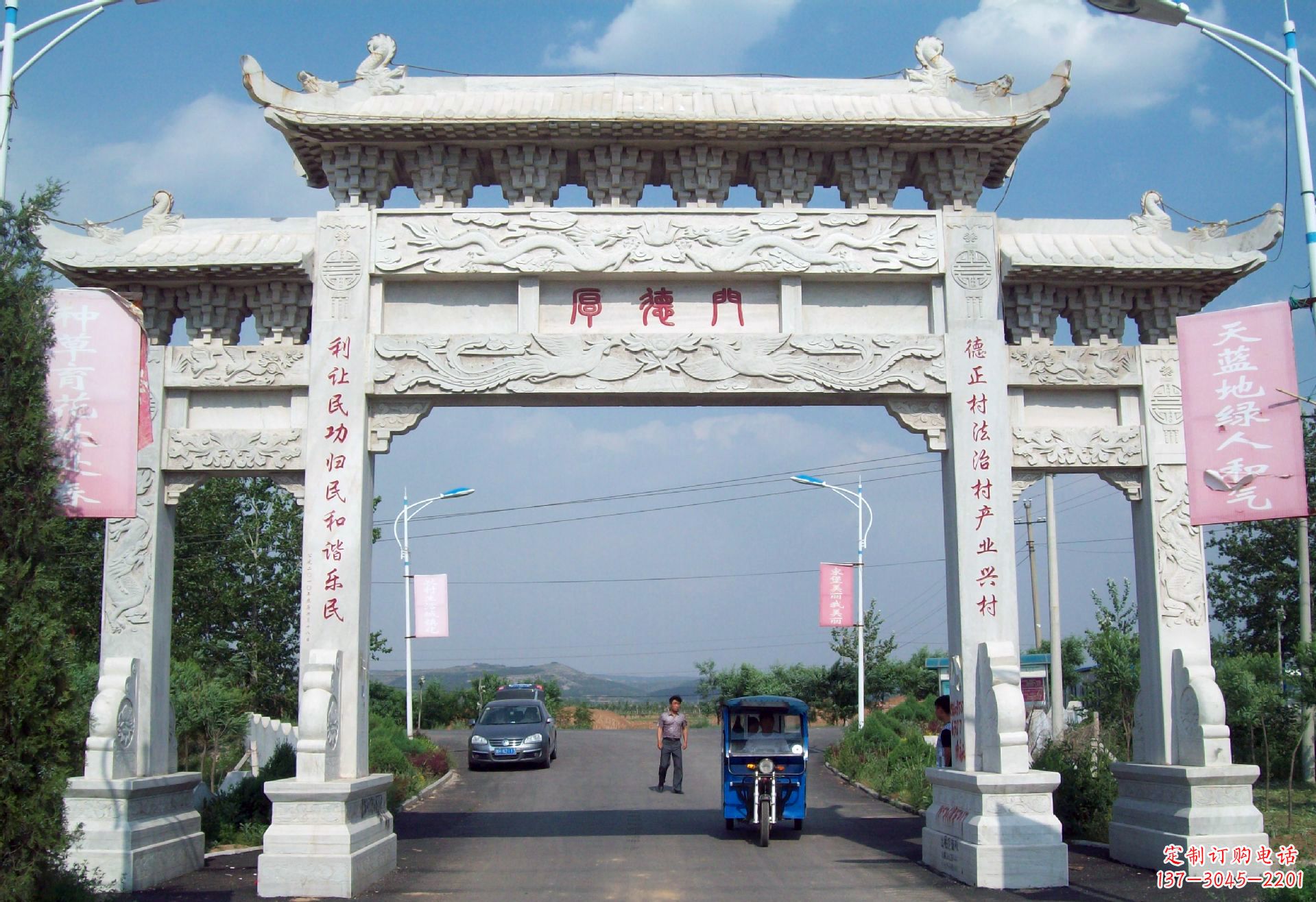 江西专业定制门楼雕塑打造个性空间