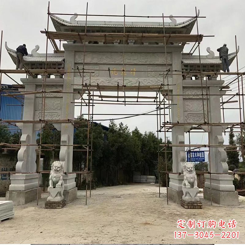 江西领雕为您定制优雅牌坊雕塑