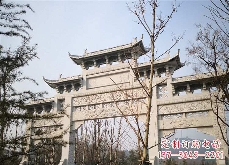 江西定制高品质牌坊雕塑