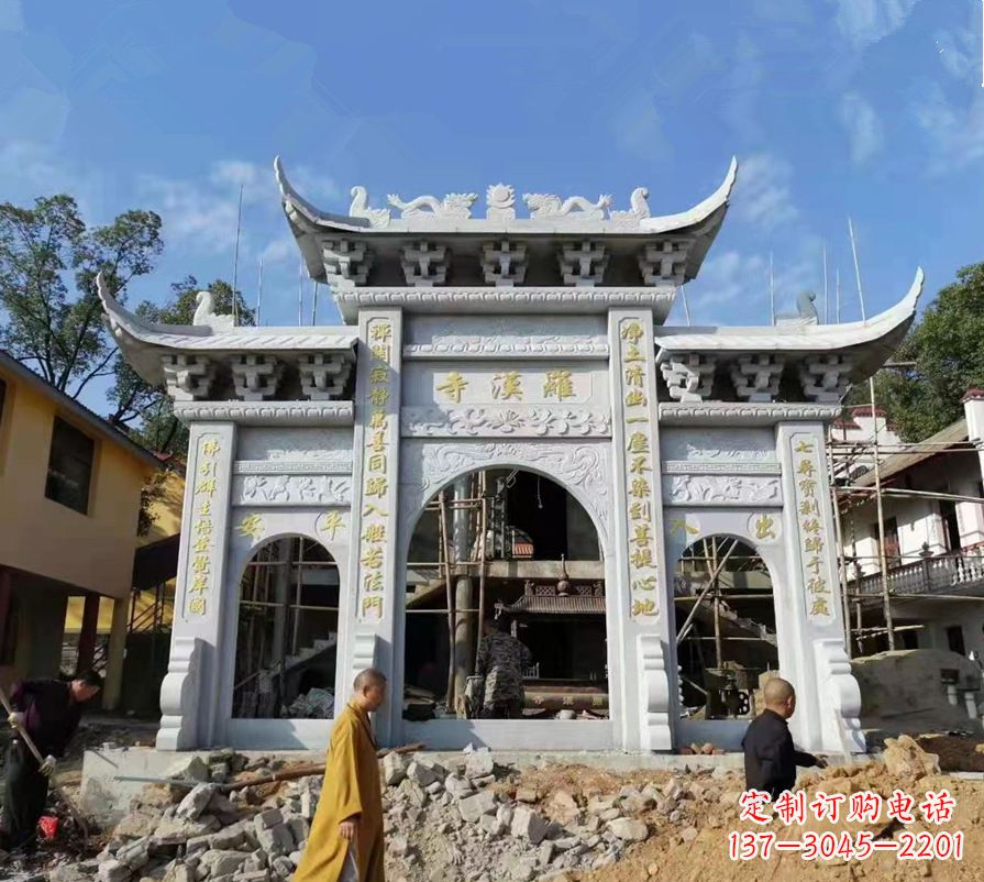江西西安中领雕塑:高端定制牌坊雕塑