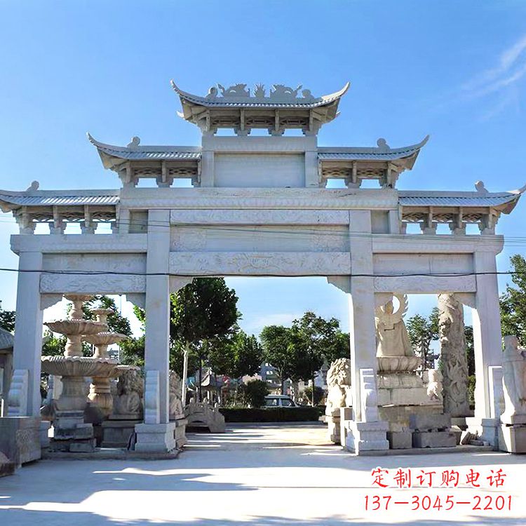 江西石雕牌坊永诚
