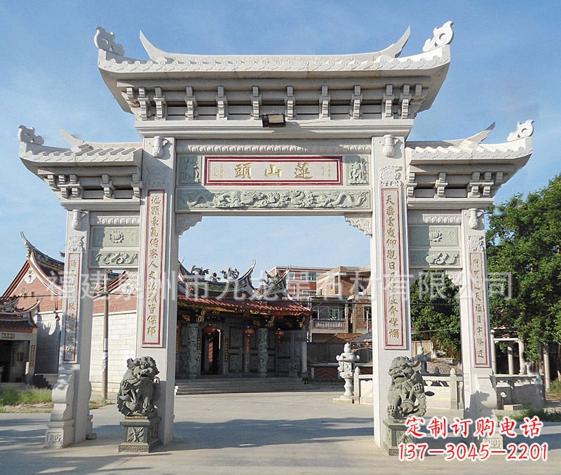 江西石雕牌坊雕塑——以艺术记录特别瞬间