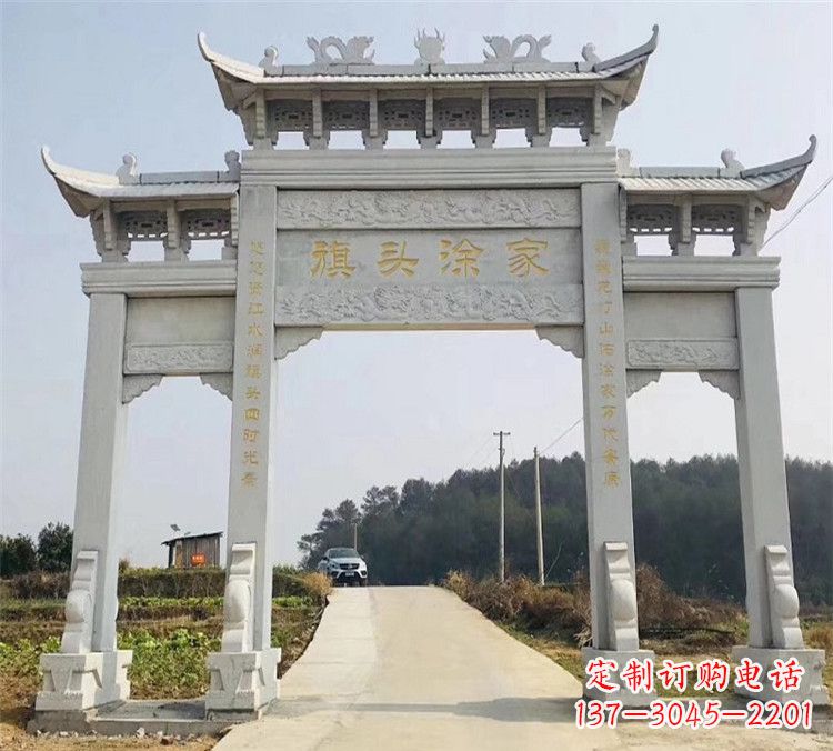 江西石雕牌楼图片