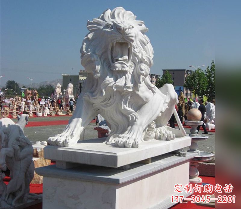 江西狮子雕塑,带来王者气派