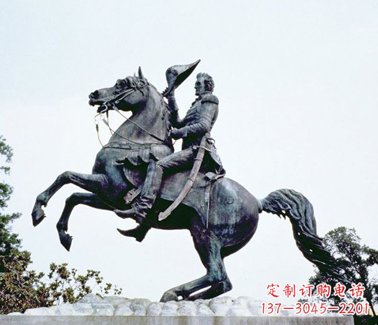 江西石雕西方骑马人物雕塑