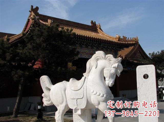 江西石雕小马