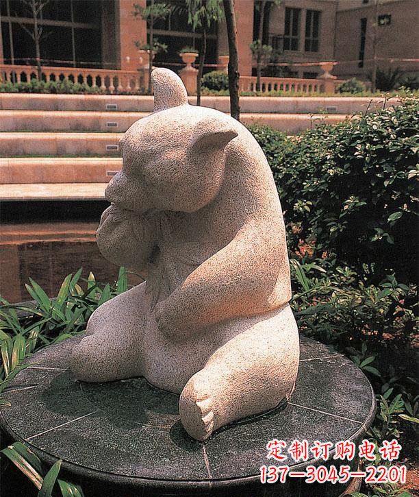 江西石雕熊猫