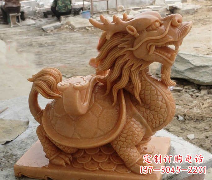 江西石雕招财龙龟