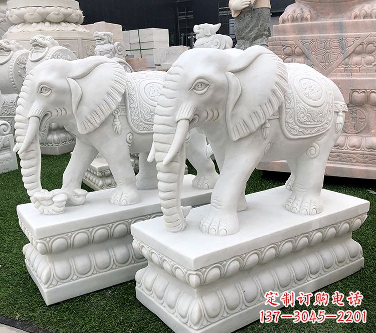 江西石浮雕大象