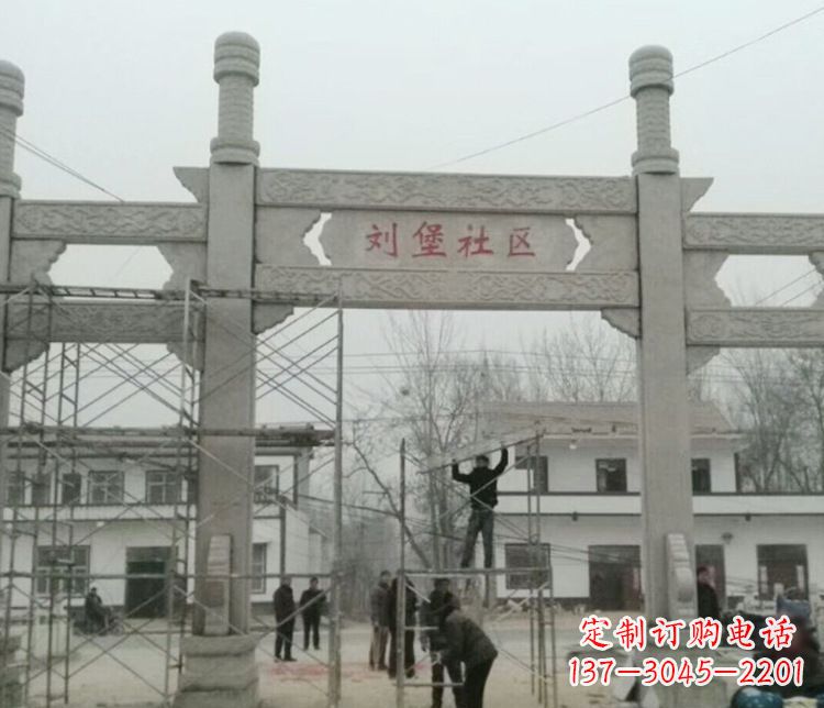江西石牌坊道路石雕