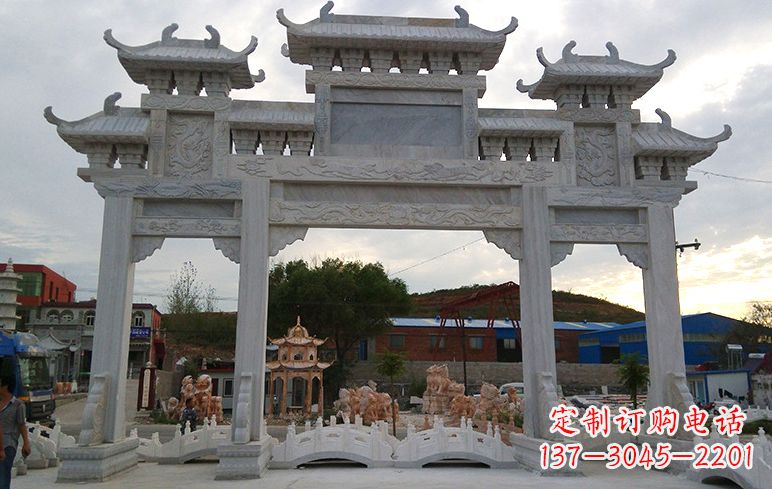 江西石牌坊雕刻