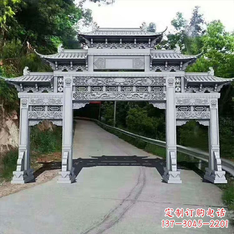 江西石牌楼青石牌坊