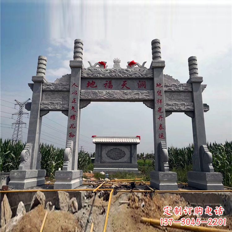 江西石牌楼石雕