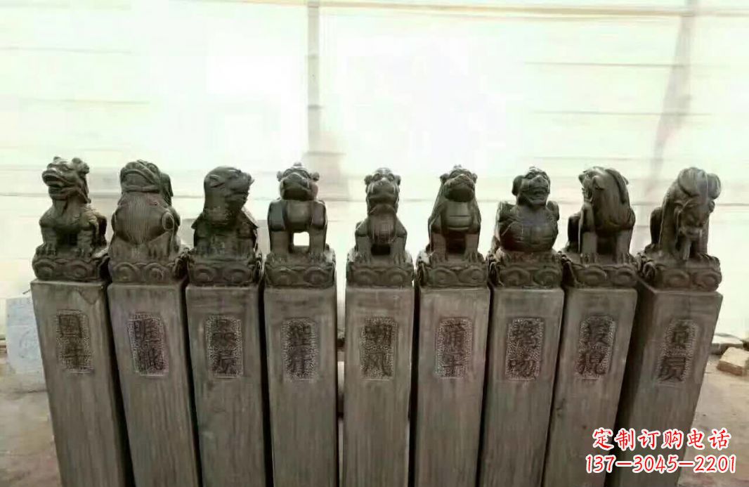 江西栓马桩石雕