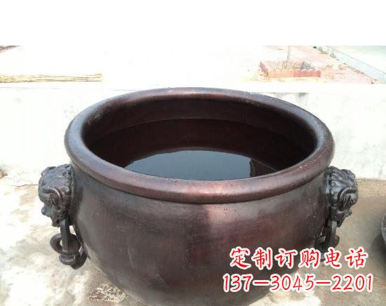 江西水缸寺庙铜雕