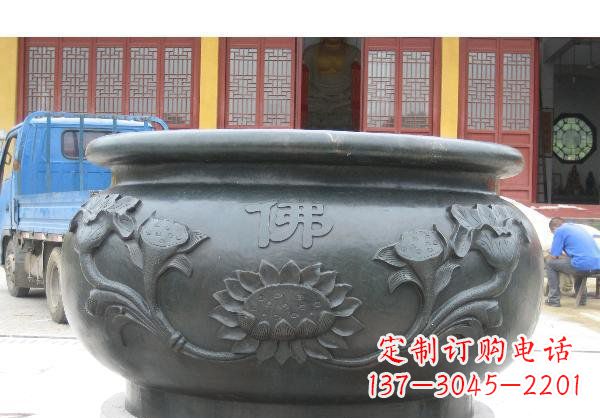 江西水缸寺庙铜雕 (2)