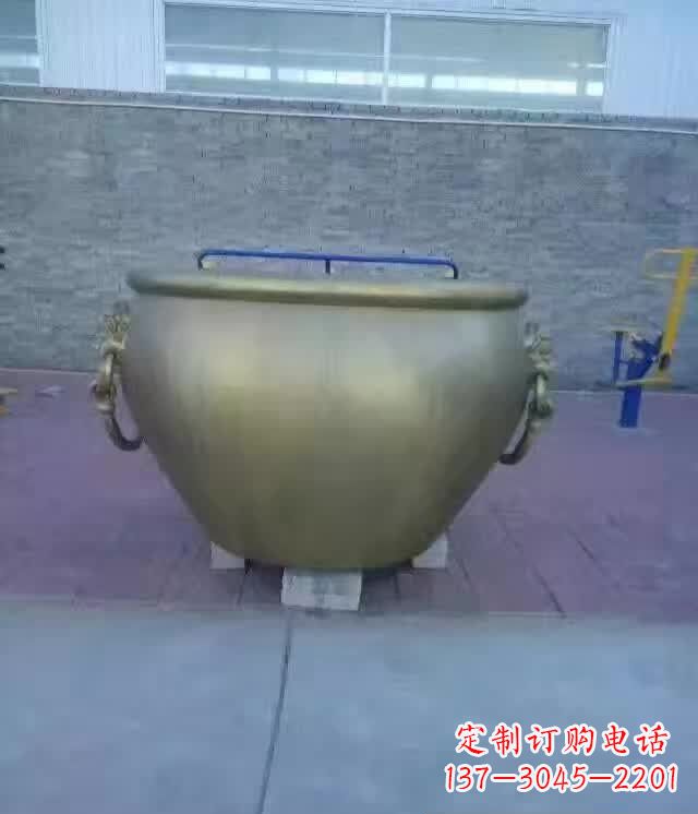 江西水缸铜雕塑