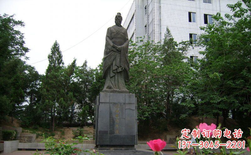 江西司马迁古代名人铜雕