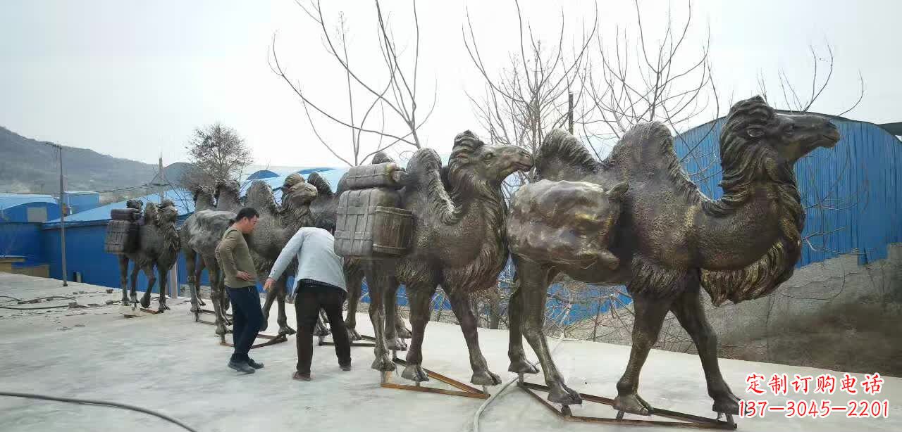 江西丝绸之路骆驼雕塑