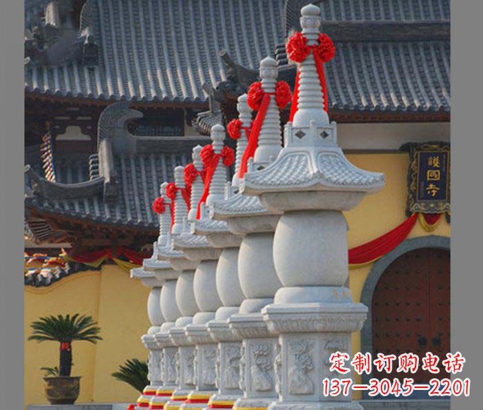 江西寺庙景观舍利塔石雕