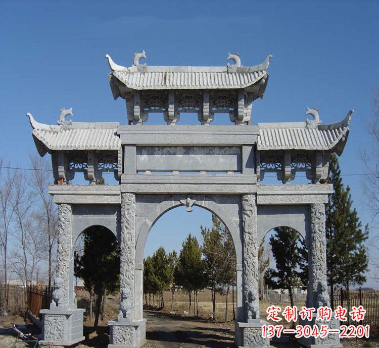 江西寺庙石牌坊