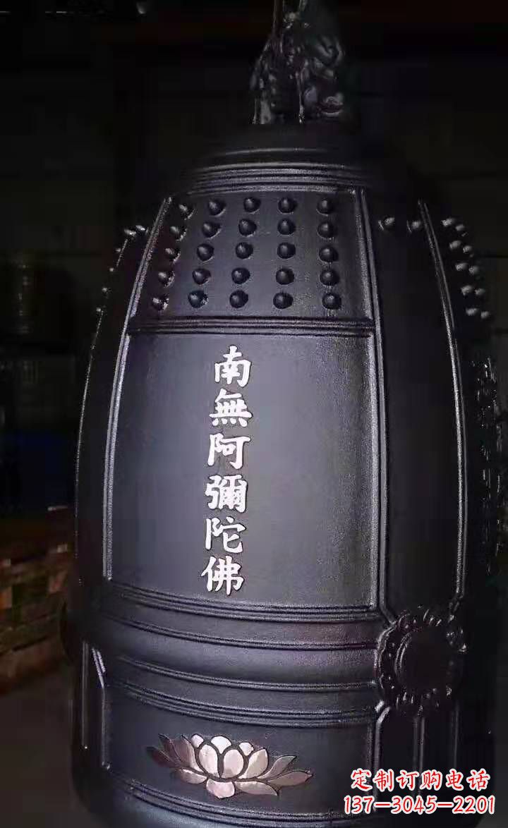 江西寺庙铜钟雕塑户外景观雕塑