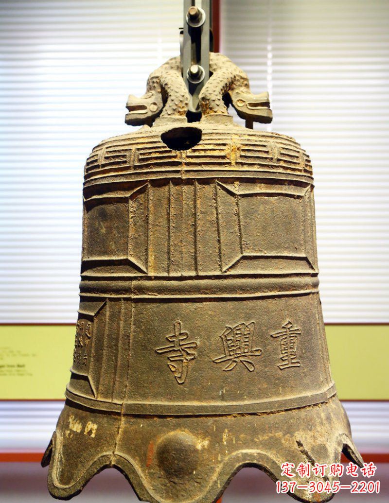 江西寺庙铜钟铜雕