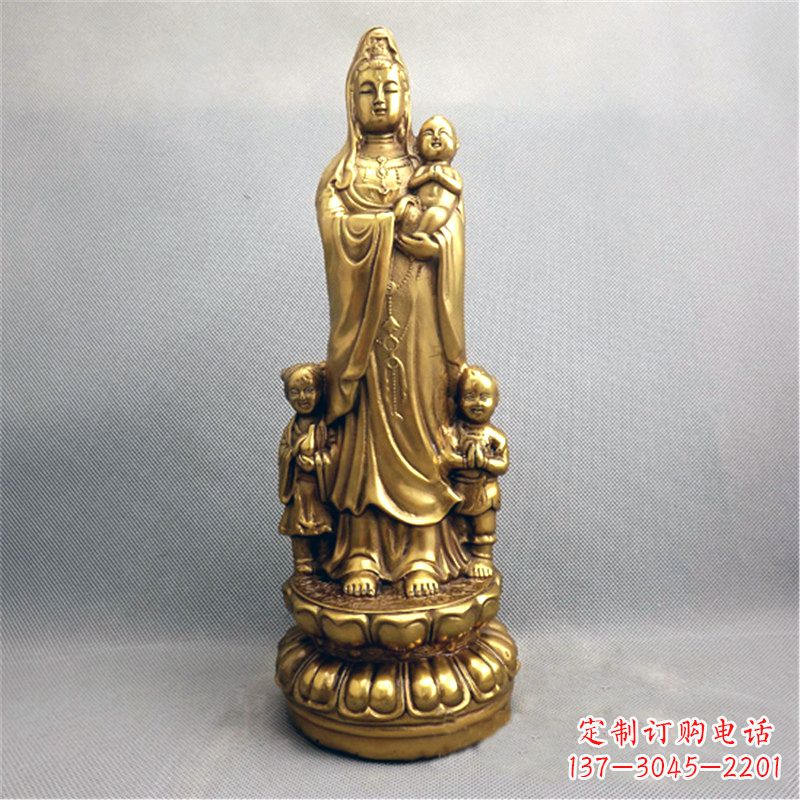 江西送子观音纯铜雕塑