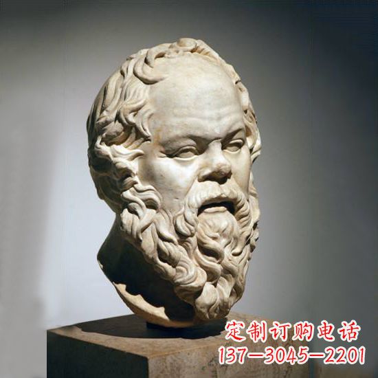 江西苏格拉底石雕头像