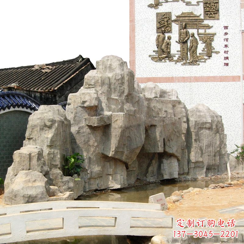 江西塑石假山雕塑